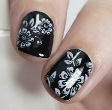 Load image into Gallery viewer, Black Velvet and White Silk Duo
